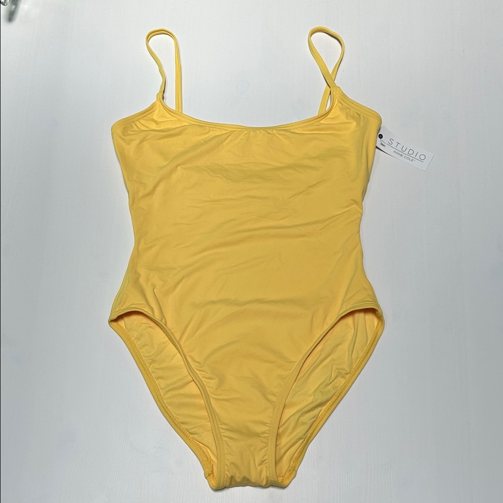Anne Cole Yellow Scoop One-Piece Swimsuit
